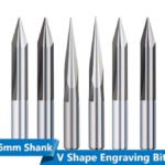 Fresas en V tallado de 2 ranuras