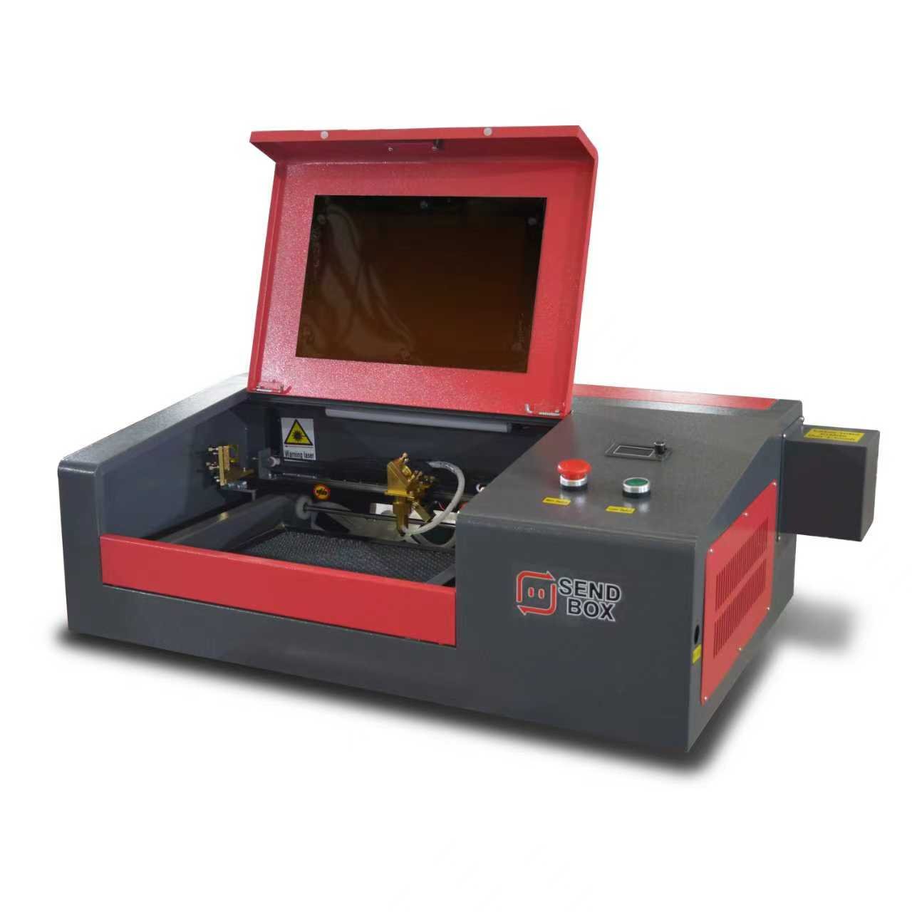 laser co2 3020 roja 50w Laser Co2 3020 50W + Corte & Grabado Automático - Imagen 1