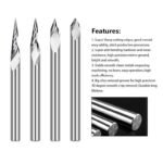 Broca PCB, vástago de 3,175 mm, forma de V - Imagen 3