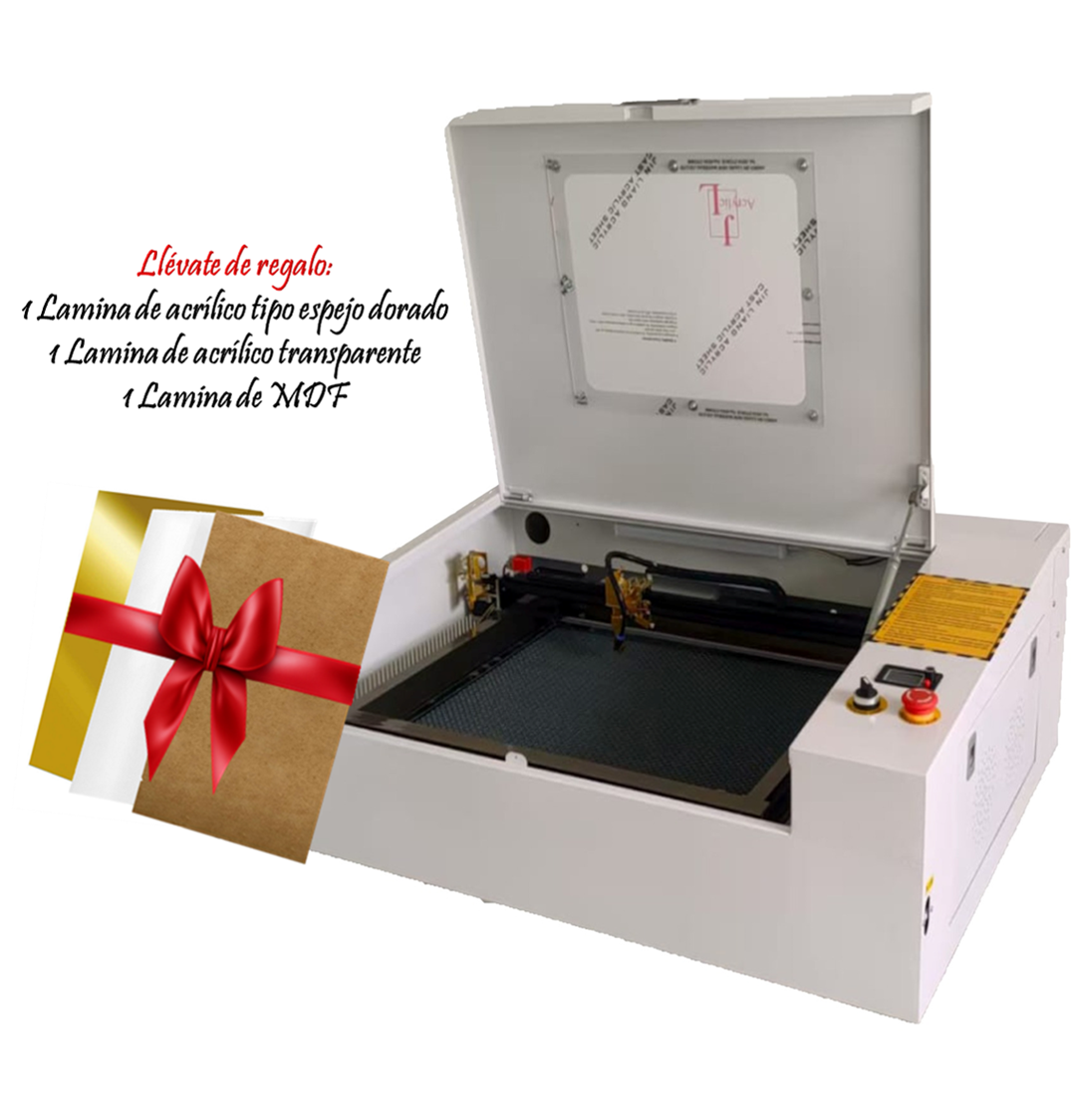 co2 blanco.solo Láser Co2 4050 50W Blanco Ligth - Imagen 1