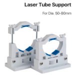 Soporte tubo láser Co2 plástico Flexible de 50-80mm